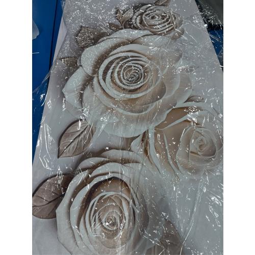 Wall Art Living Room Decor White Flower Wall Art Decor Modern Canvas Art Wall Decor Home Wall Art Suitable Pictures For Bedroom Apartment Office Can Be Hung 24X48