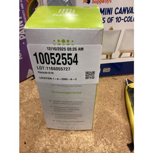 Humane Benzoyl Peroxide Acne Body Wash - 5% Regular-Strength Acne Treatment for Face, Skin, Back and Body - 16 Fl Oz - Dermatologist-Tested Non-Foamin