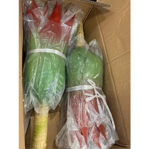 Velener Fall Fake Agave Artificial Plant, Red Fake Succulent Plant for Room Decor, Unpotted Faux Agave Stems Plant for Fall Outdoor/Indoor Decor, 28 inches, Set of 2