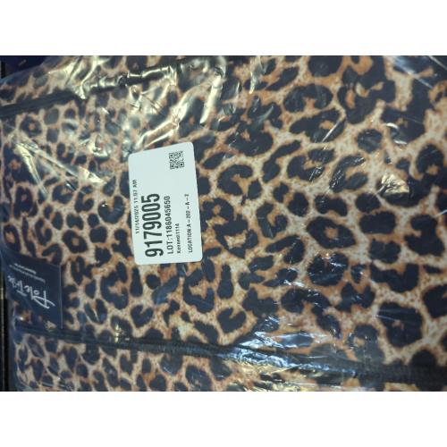 Leopard Print Pole Tribe Neoprene Tote - Large Beach, Gym, Travel Bag & Wallet, Water-Resistant, Durable, Lightweight, Sailor Rope Design