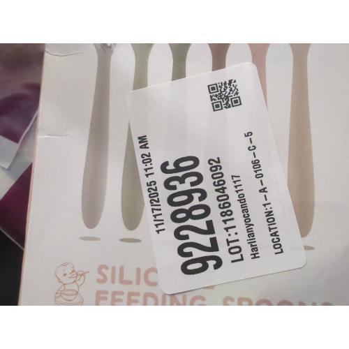 6-Piece Silicone Baby Feeding Spoons, First Stage Infant Spoons, Soft-Tip Easy on Gums I Baby Training Spoon | Infant Utensils Feeding Supplies, Dishwasher & Boil-proof