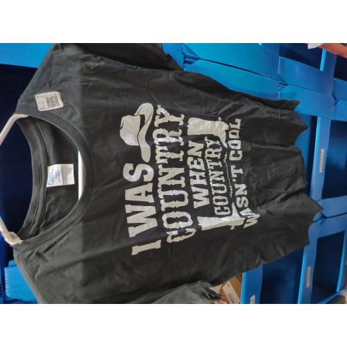 Size LG ..I Was Country When Country Wasn't Cool T-Shirt