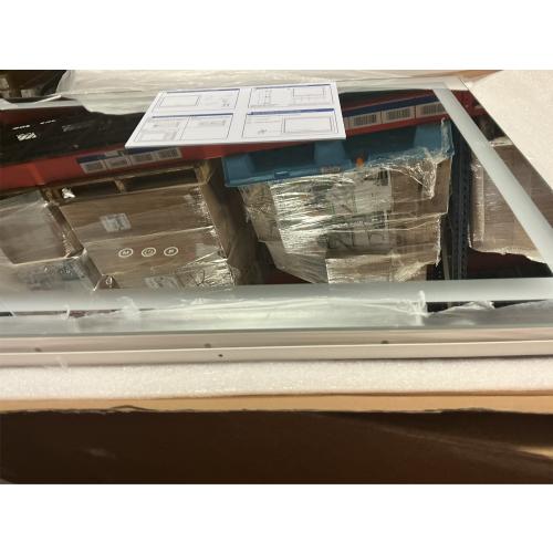 ROLOVE Vanity Mirror with Lights, 32 x 22 Large Lighted Vanity Mirror with Dimmable 3 Modes, LED Makeup Mirror, USB Charging Port, Tabletop or Wall-Mounted Square White