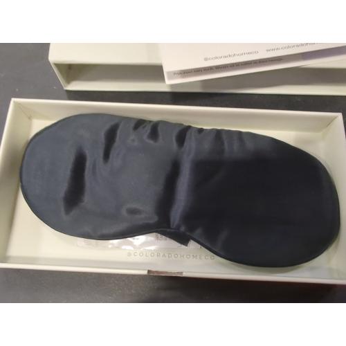 Color Black SUNDAYSILKS™ Exclusive Mulberry Silk Sleep Mask | Soft Eye Covers, Blackout Sleeping Mask for Women & Men | Silk Eye Mask for Sleep, Travel, and Relaxation | Antifaz para Dormir