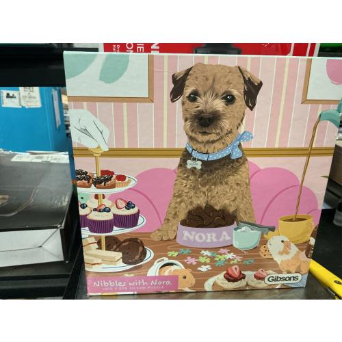 Puzzle by Gibsons - Puzzle: 1000 Nibbles with Nora – 1000 Piece Puzzles for Kids and Adults – Ages 12