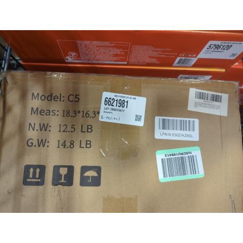 Untested.. Under Desk Elliptical Machine, Electric Seated Pedal Exerciser, Mini Ellipse Leg Exerciser with Remoter, 12 Level Speeds, Forward & Reverse Direction, Manual & Auto Mode for Home Office