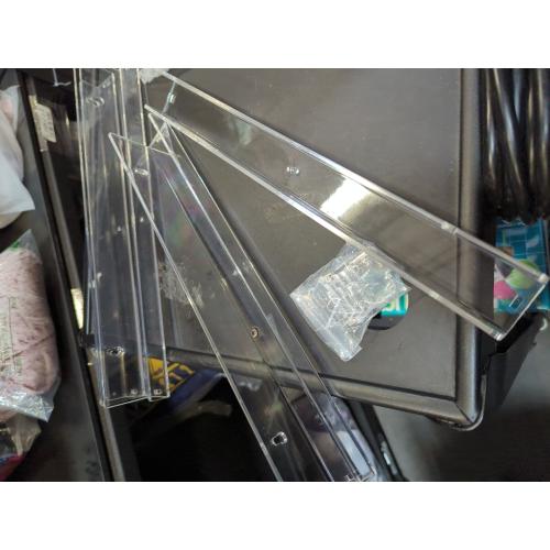 Nail Polish Shelf Wall 15 Inch Acrylic Clear Rack Sunglass Organizer Multi-Purpose Floating Shelves for Beauty Salons Retailer Dressing Room (12 PCs)