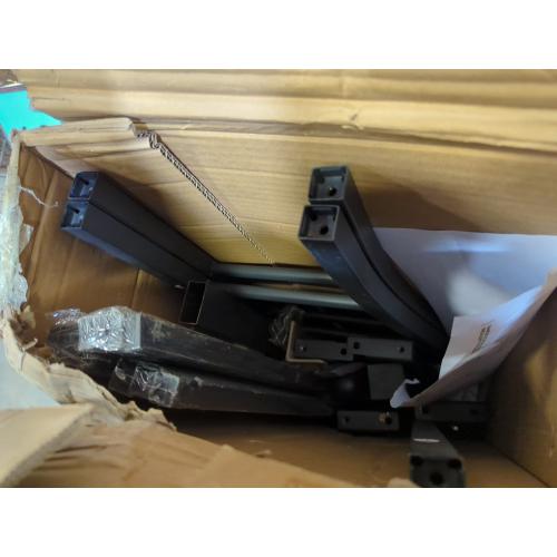 Metal Full Size Bed Frame with Headboard, Noise-Free Design & Underbed Storage Heavy Duty Bed Frames No Box Spring Needed/Tool-Free Assembly