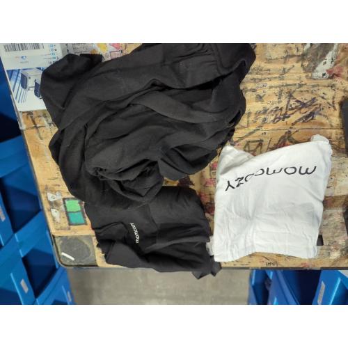 Momcozy Baby Wrap Carrier, Easy to Wear Infant Carrier Slings, Lightweight Hands Free Baby Sling, Adjustable Baby Carriers for Newborn to Toddler 8-35 lbs, Black