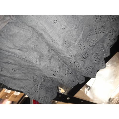 BEAUTELICATE Half Slip Skirt Extender 100% Cotton Vintage Underskirt with Lace Embroidery medium