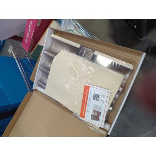 French Bread Kit - Baguette Pan for Baking, Silicone Baking Mat, Dough Cutter and Scraper, Bread Lame Cutter, & Bakers Couche Proofing Cloth - Nonstick Bread Pans for Homemade Bread Gift Set