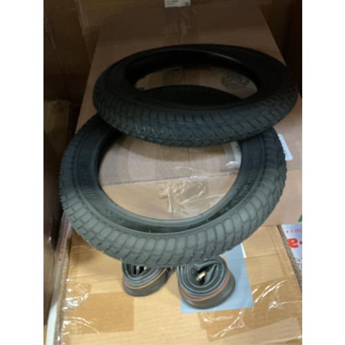 2 Set 12.5x2.25 12-1/2x2 1/4 Tire and Inner Tube Set for Scooter Electric bike, 57-203 Tire Compatible with Jetson E-Bike Pocket Mod Currie eZip Schwinn - 2set