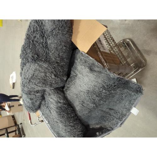 Ophanie Fluffy Area Rugs for Bedroom, Upgrade Non-Slip Grey Fluffy Soft Shag Carpet, Indoor Floor Gray 4x6 Fuzzy Shaggy Living Room Plush Rug for Kids Home Dorm Decor Aesthetic
