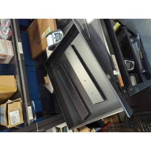 Sliding Pull-out Under Table Drawer for Office Desk, Drawer For Under Desk, Undermount Drawer for Sit Stand Workstation (Black, 22)