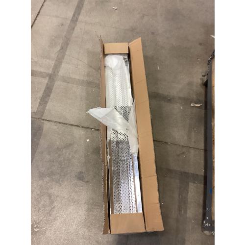 Seeutek Gutter Guards 5 Inch, 16pcs 40 Leaf Filters, Mill Finish Aluminum Cover System, Easy DIY Leaf Guard Compatible with Any Roof Gutter Type, Total 54FT Length