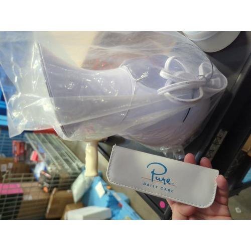 NanoSteamer Large 3-in-1 Nano Ionic Facial Steamer with Precise Temp Control - Humidifier - Unclogs Pores - Blackheads - Spa Quality - Bonus 5 Piece Stainless Steel Skin Kit (Lilac)