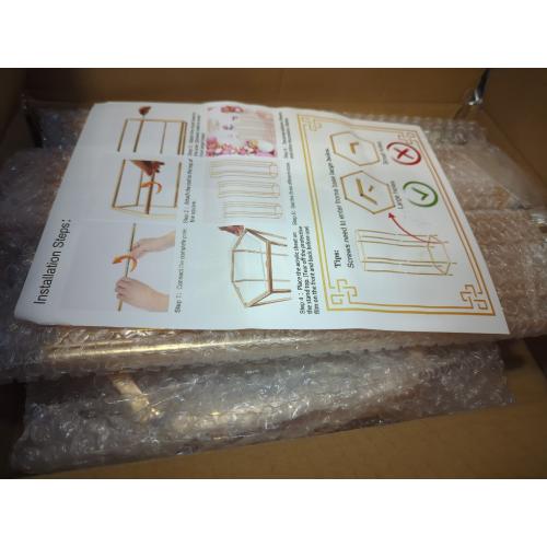 Set of 3 Color Gold Cylinder Stands for Party, 3PCS Hexagon Pedestal Stand, Cilindros Para Fiestas Cake Table Stand for Parties Cylinder Tables for Parties Hexagon Cylinder Stands for Party