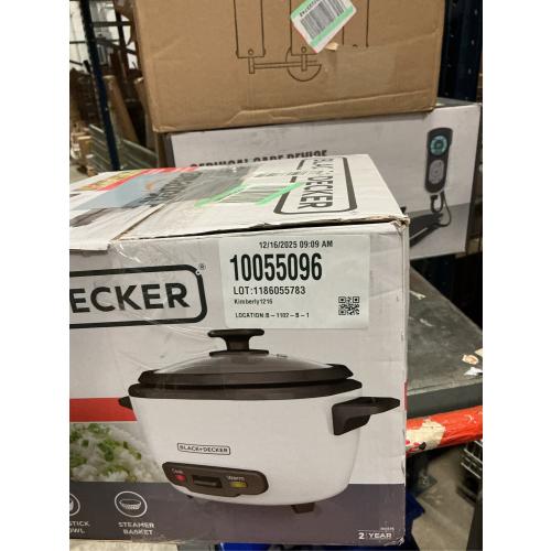 Black Decker White 16 cups Programmable Rice Cooker
