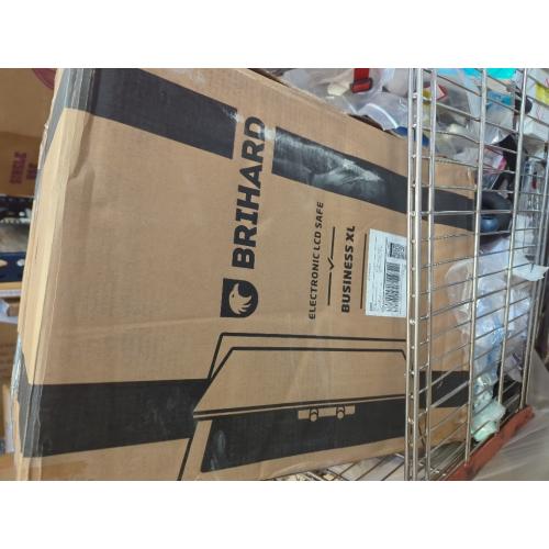 BILLCONCH Smart Gun Safe with Security Cable - Biometric Pistol Safe for Handgun 4 Ways Quick Access with Fingerprint/Keypad/Key/APP Lock, for Nightstand Bedside Home Car with LCD and Voice Guide