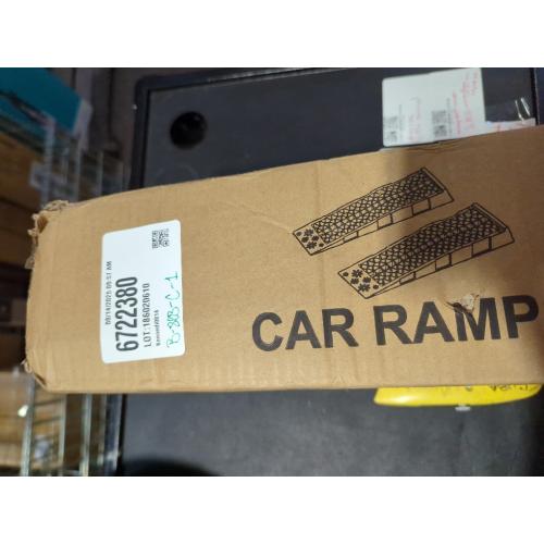 BLACK 27.2 L x 7.9 W x 3”H Magisale Low Profile Plastic Car Service Ramps 3 Ton Heavy Duty Truck Vehicle Ramps for Oil Changes& Maintenance- 2 Pack