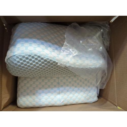 Cervical Pillow for Neck Pain Relief, Contour Memory Foam Pillows for Sleeping, Odorless Ergonomic Pillow Adjustable Orthopedic Cooling Pillow Bed Pillow Neck Support for Side Back Stomach Sleepers