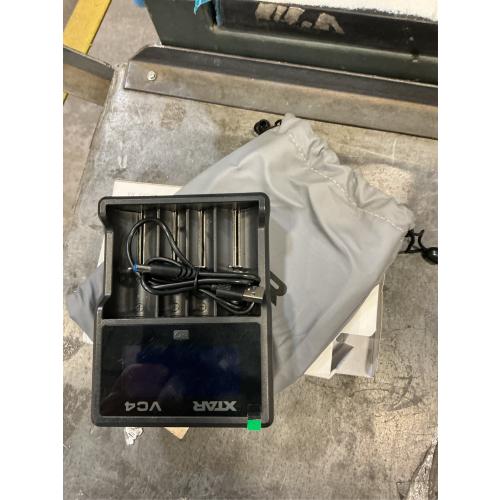 XTAR VC4 Universal Battery Charger - LCD Display, 4 Slots for 18650 Batteries