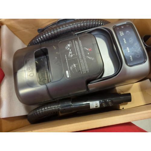 Portable Carpet Cleaner Machine with Steam and Heating Techology 122 Black