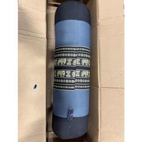 Leewadee Small Yoga Bolster – Shape-Retaining Cervical Neck Roll, Tube Pillow for Comfortable Reading, Kapok Filling, 22 x 6 x 6 inches