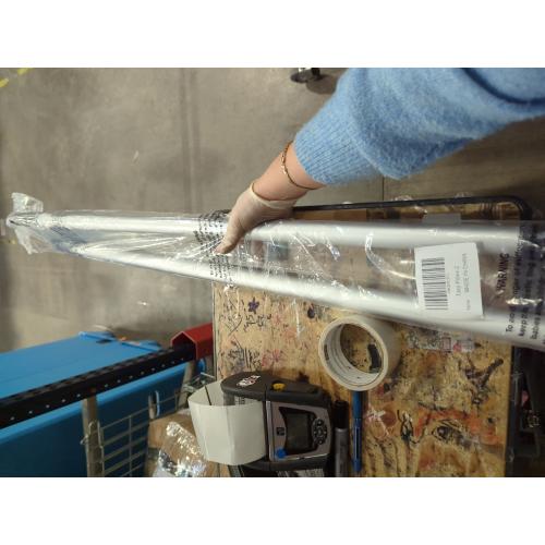 Sunnyglade 2 Pcs Adjustable Tarp Poles, Silver , Telescoping Aluminum Rods Portable Awning Poles for Camping,Backpacking,Hiking(Set of 2)