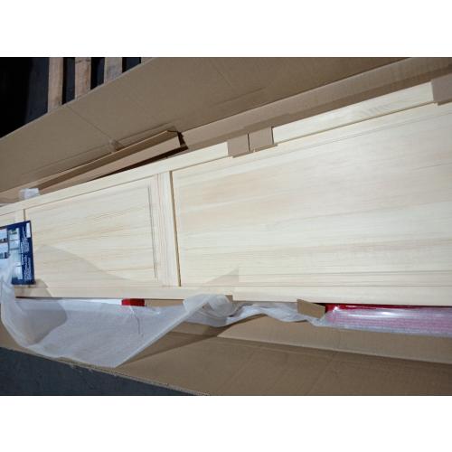 28 in. x 80 in. Traditional 6-Panel Unfinished Solid Core Pine Bi-Fold Door