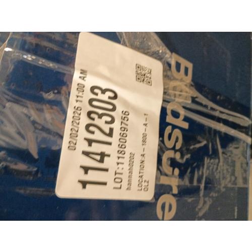 Large green waffle blanket