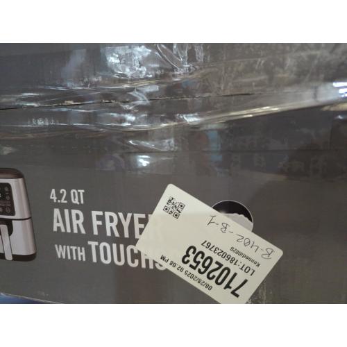 Silver Bella PRO - 4.2-qt. Touchscreen Air Fryer - Stainless Steel