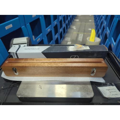 Premium 16 inch Magnetic Knife Holder for Wall with 2x Storage & Charming Wood - Knife Magnetic Strip, Under Cabinet Magnet Knives Storage - Magnet Strip Rack Kitchen Utensil Holder Organizer Tool