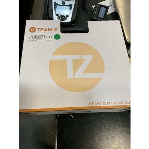 TEAM Z 1800W Premium Heat Gun kit 140°F~1202°F - Heavy Duty Heat Shrink Gun with Single Handed Operation, LCD Display Hot Air Gun with Case, Overload Protection with 6 Nozzles for Crafts