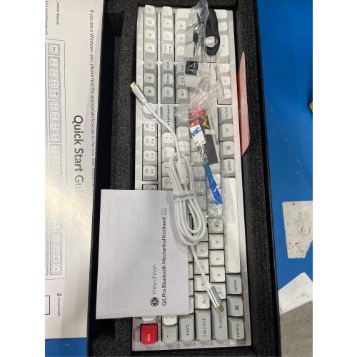 Amazon.com: Keychron Q6 Pro Full Aluminum RGB Wireless/Wired Custom Mechanical Keyboard for Mac Windows Linux, Full-Size QMK/VIA Programmable Knob KSA Double-Shot PBT Keycaps Hot-Swappable K Pro Red Switch-White : Video Games