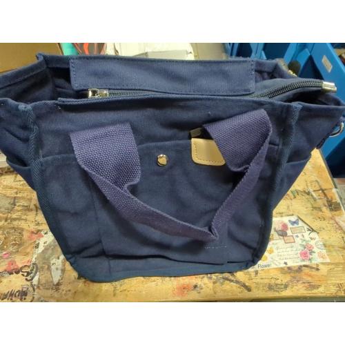 MINGRI Canvas Tote Bag for Women,Small Totes Bags with Zipper Crossbody Purse with Pockets Large Shoulder Handbag,2 Sizes