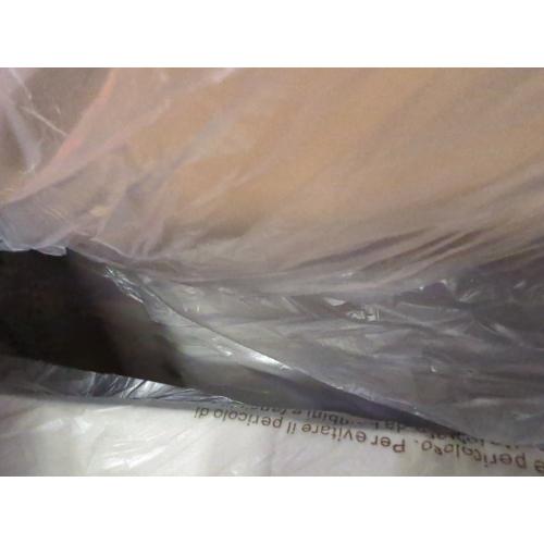 DuJuan Deep Button Tufted Upholstered King Bed with Nailhead Trim Wingback Headboard Cream