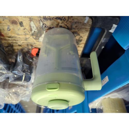 Electric Formula Pitcher, 36 oz Baby Formula Mixing Pitcher, Automatic Baby Formula Mixer, Bidirectional Stirring Breastmilk Pitcher, Locking Lid Smooth Formula Maker Milk Storage for Fridge(Green)