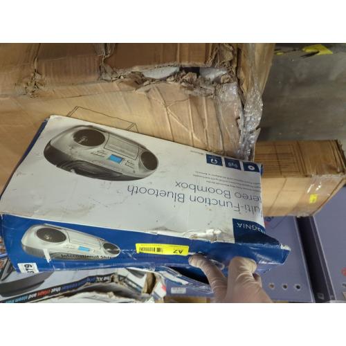 Insignia AM/FM Radio Portable CD Boombox with Bluetooth