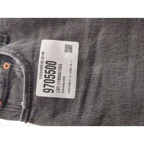 size 25 Levi's Womens Ribcage Straight ankle Length Jeans