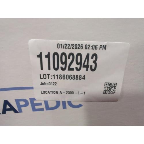 Size king Therapedic 2-Inch Swirl Gel Memory Foam King Mattress Topper