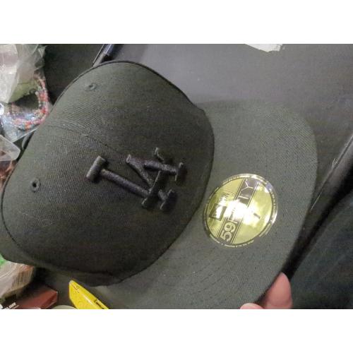 Size 7 New Era New York Mets MLB Basic 59FIFTY Fitted Cap Black