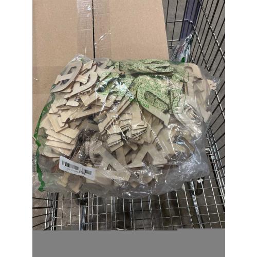 4 Wooden Letters - 52 Pcs Wood Alphabet for Crafts, Sign Decoration, Unfinished Wood for Painting/Wall Decor/Letter Board/DIY