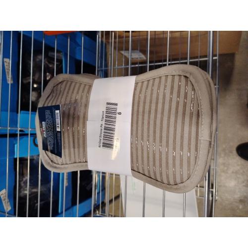 All-Clad Premium Pot Holder & Hot Pad: Heat Resistant to 500 Degrees - 100% Cotton, 10x6.25 Hot Pad for Kitchen and Barbeque, (6-Pack), Titanium