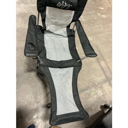 #WEJOY 2-in-1 Reclining Camping Chair with Footrest for Adults Folding Lounge Chair with Adjustable Backrest Lightweight Camping Chairs Heavy Duty Camp Chairs for Outdoor