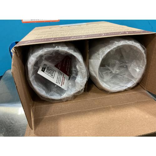 Gusto Nostro Stainless Steel Wine Glass - 18 oz - Cute, Unbreakable Wine Glasses for Travel, Camping and Pool - Fancy, Unique and Cool Portable Metal Wine Glass for Outdoor Events, Picnics (Set of 2)