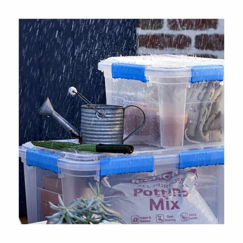 52.8 Quart Waterproof Clear Tote,  (Set of 3)