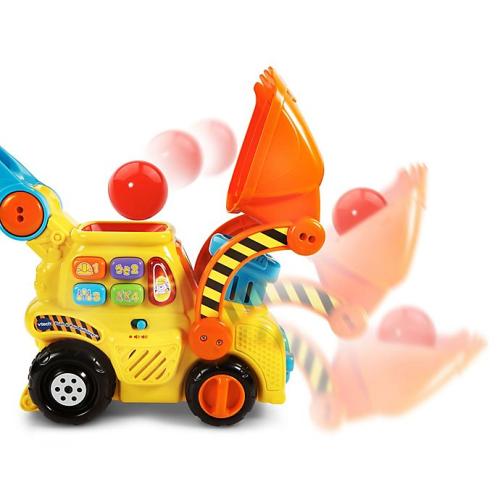 Push and Pop Bulldozer in Yellow *damaged box *