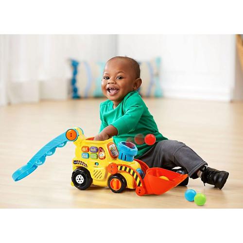 Push and Pop Bulldozer in Yellow *damaged box *