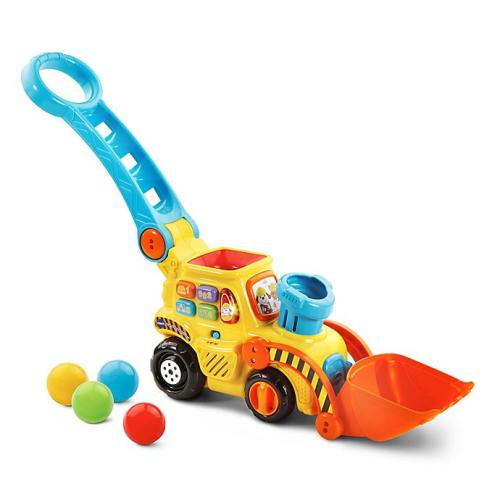 Push and Pop Bulldozer in Yellow *damaged box *